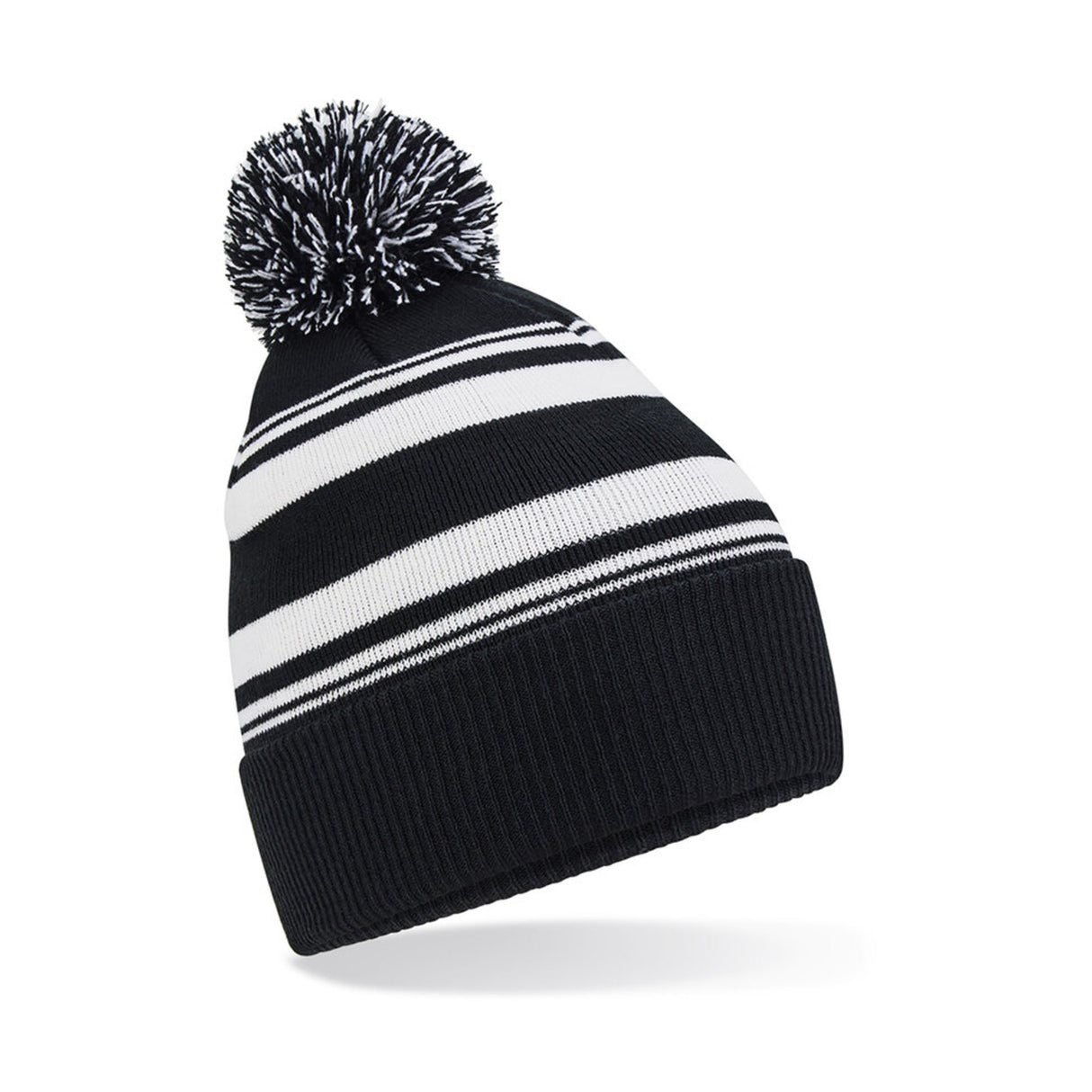 Beechfield Striped Fan Beanie