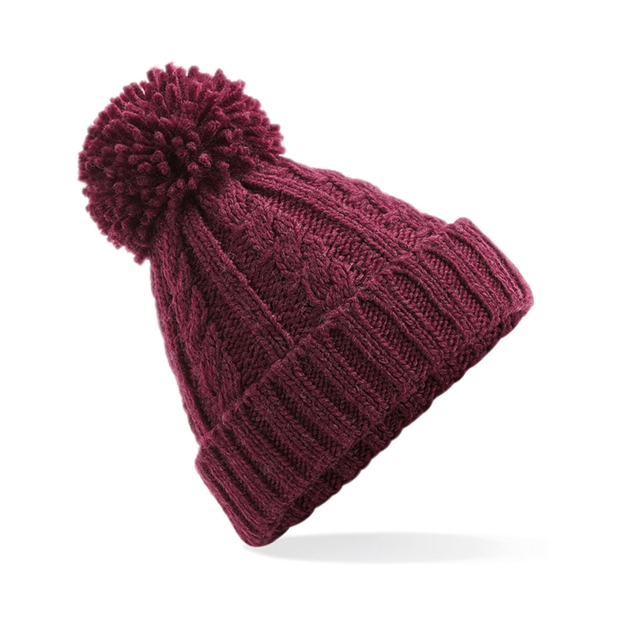 Beechfield Cable Knit Melange Beanie