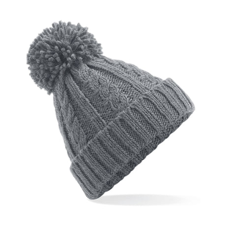 Beechfield Cable Knit Melange Beanie