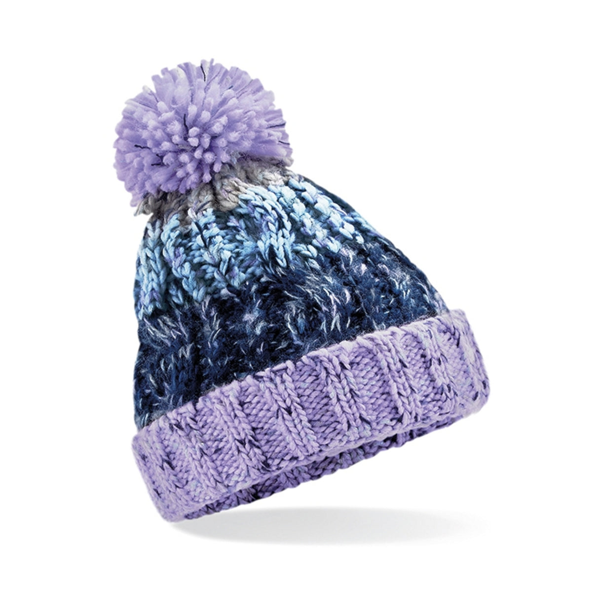 Beechfield Junior Corkscrew Pom Pom Beanie