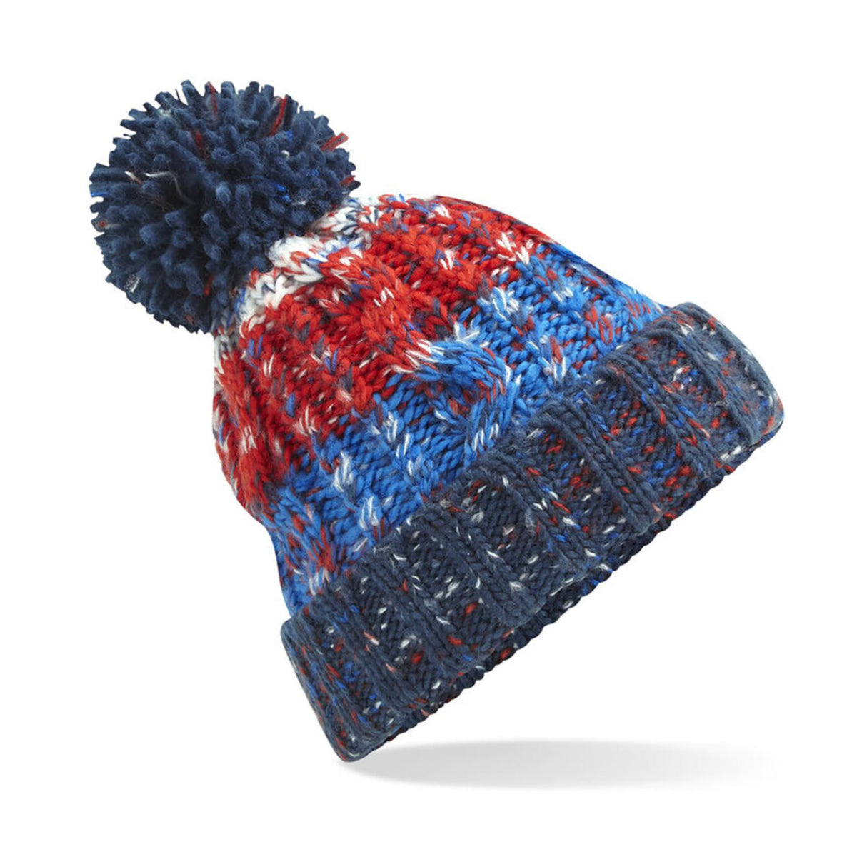 Beechfield Corkscrew Pom Pom Beanie