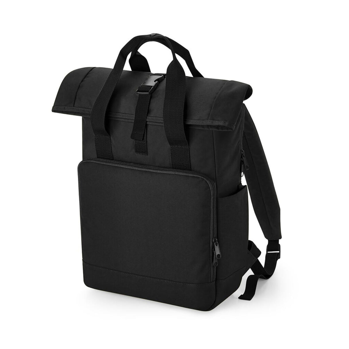 Bag base Recycled Twin Handle Roll-Top Laptop Backpack