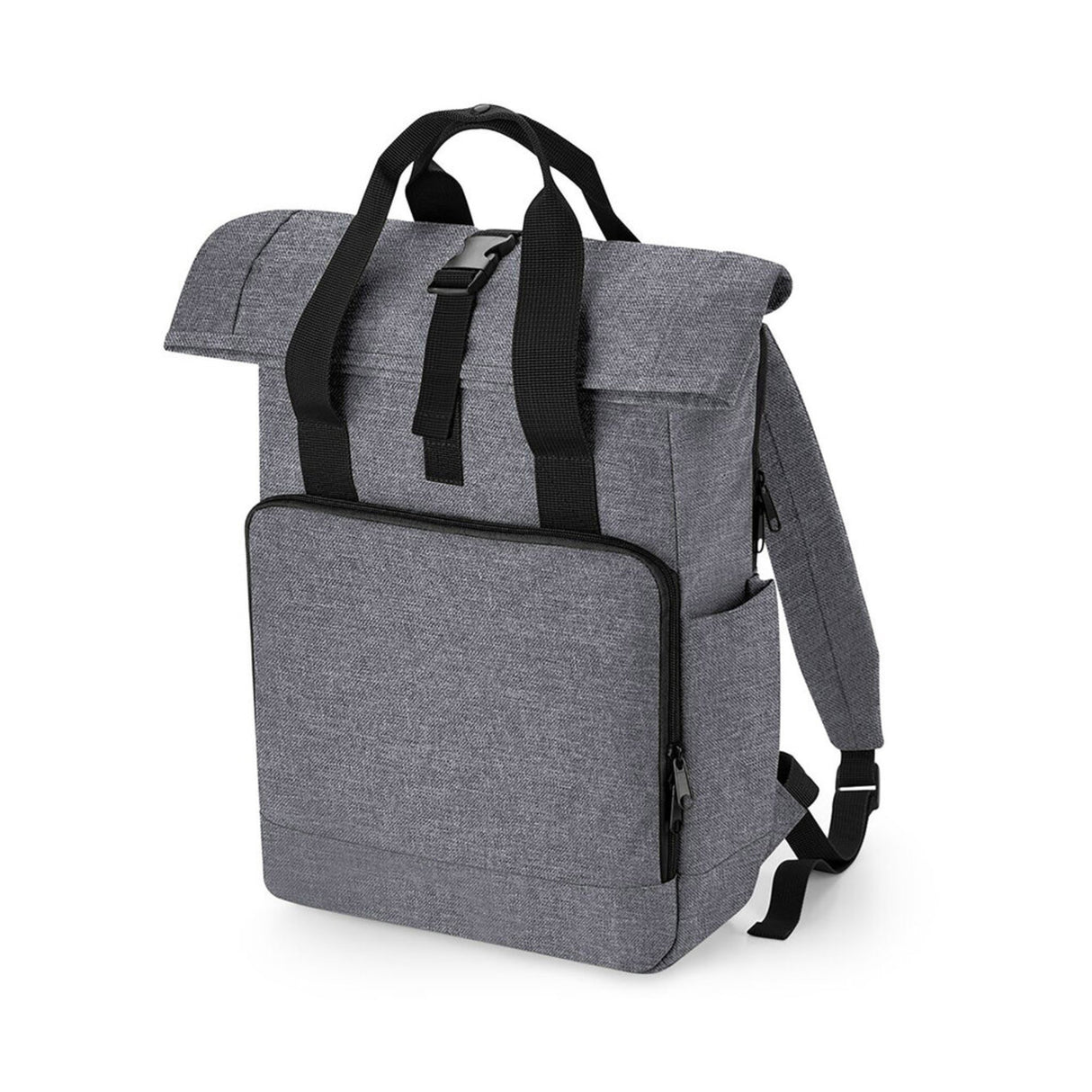 Bag base Recycled Twin Handle Roll-Top Laptop Backpack