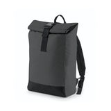 Bag Base Reflective Roll-Top Backpack