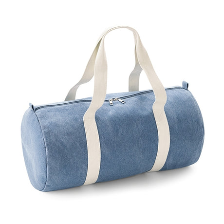 Bag Base Denim Barrel Bag