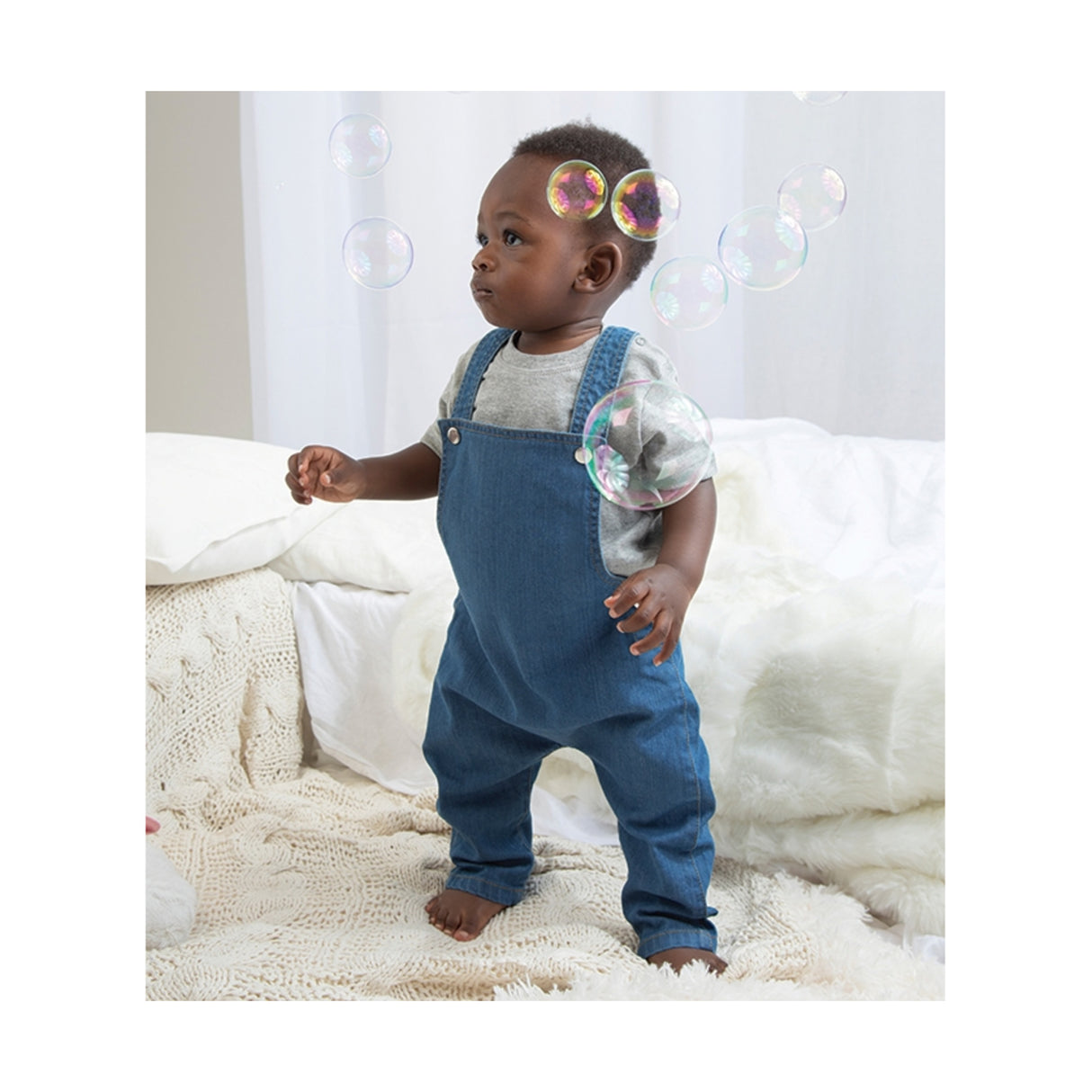 Babybugz Baby Rocks Denim Dungarees