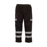 Yoko Hi vis Polycotton Cargo Trousers
