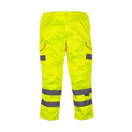 Yoko Hi vis Polycotton Cargo Trousers