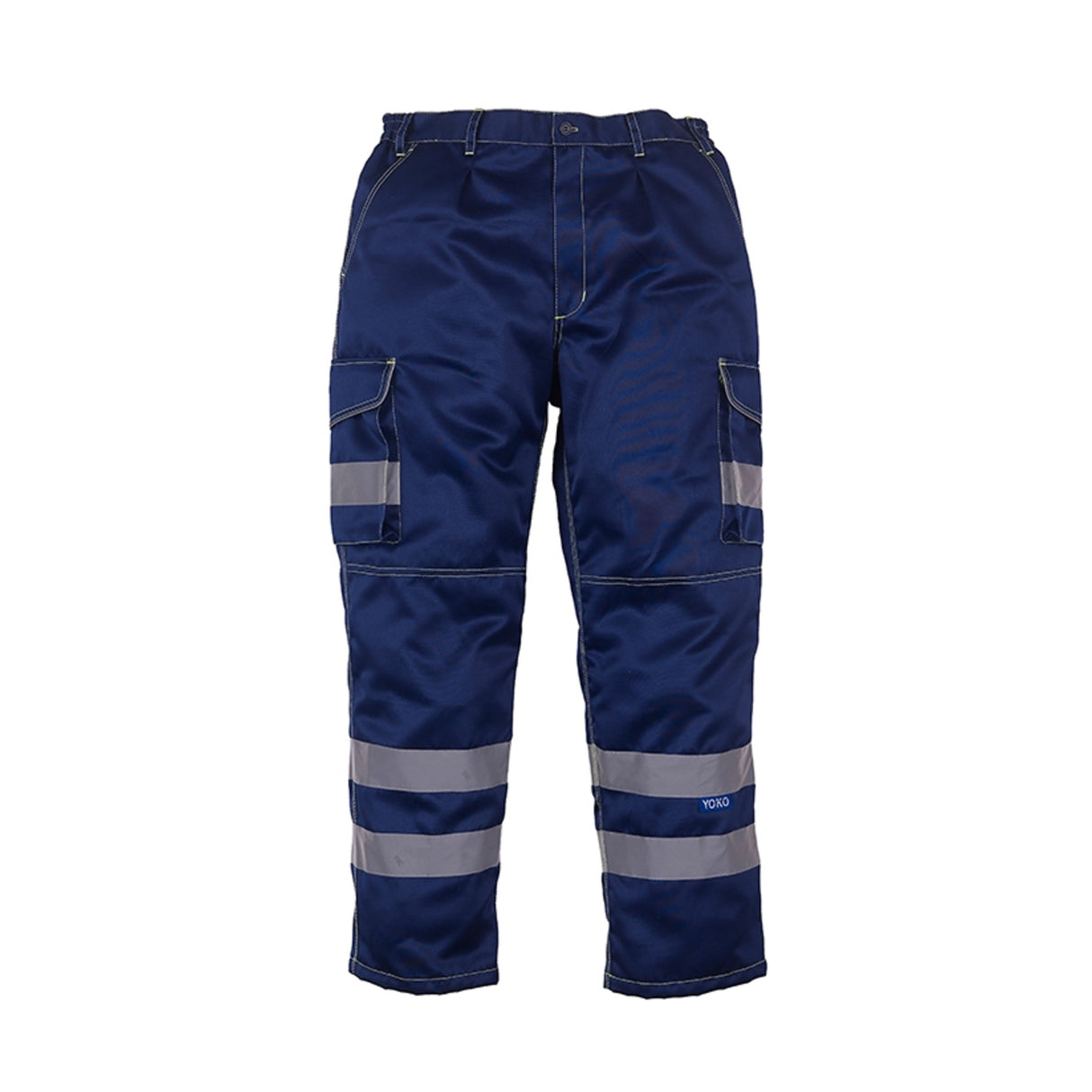 Yoko Hi vis Polycotton Cargo Trousers