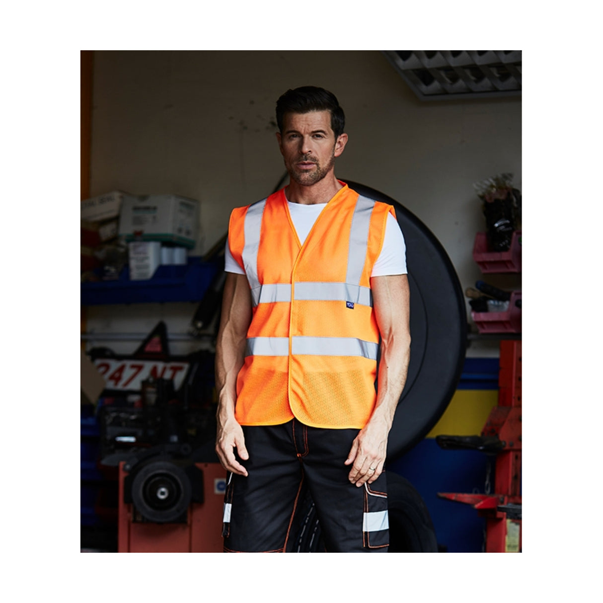 Yoko Top Cool Open Mesh 2 Band & Braces Waistcoat