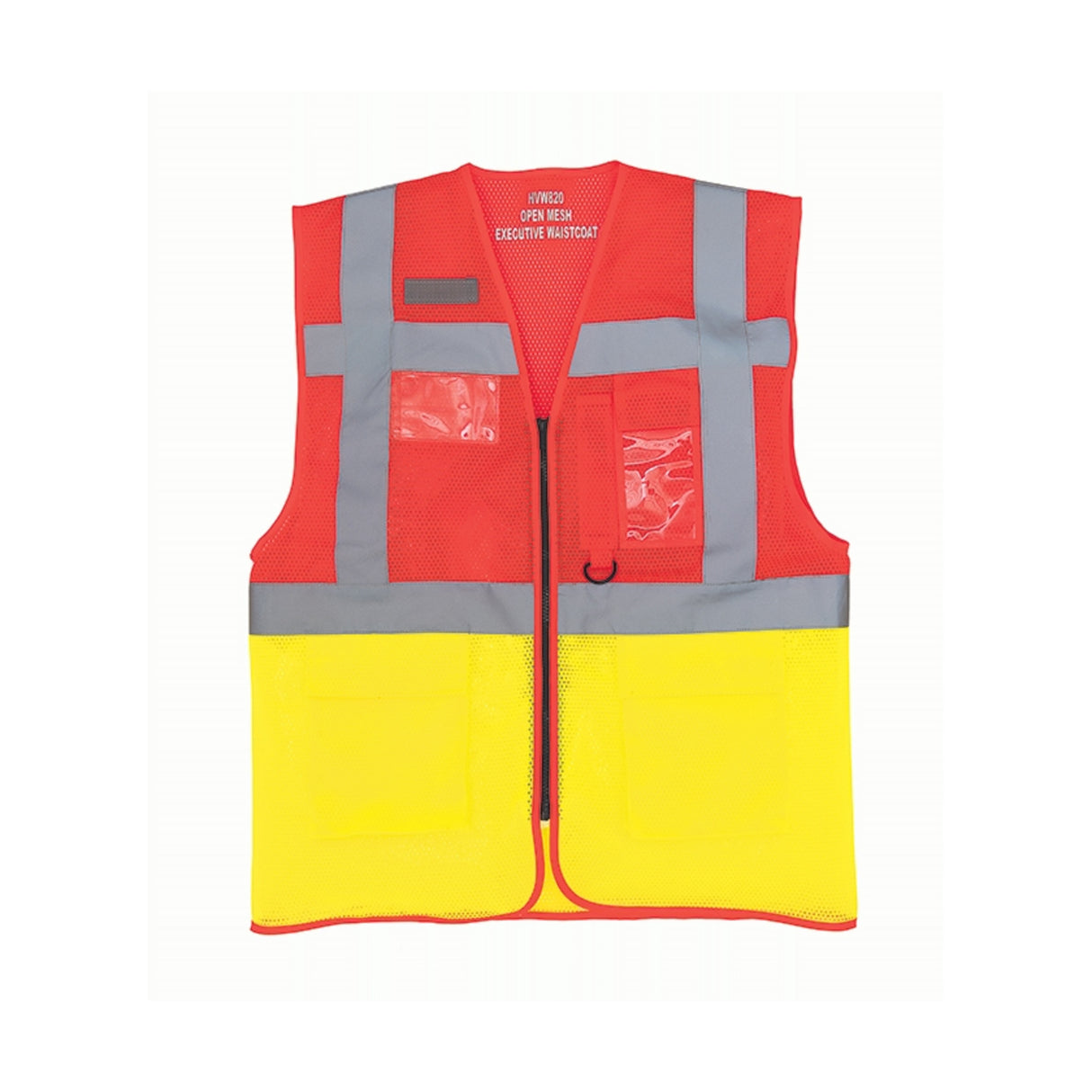 Yoko Hi Vis Executive Open Mesh Waistcoat