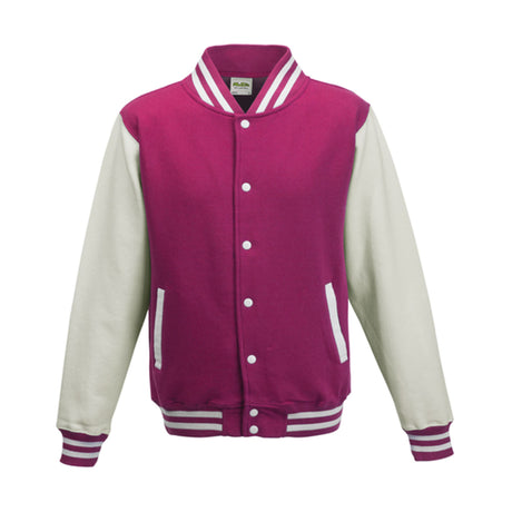 Just Hoods Kids Varsity Jacket