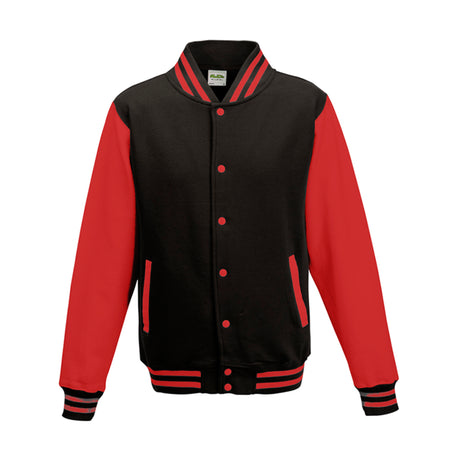 Just Hoods Kids Varsity Jacket