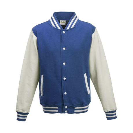 Just Hoods Kids Varsity Jacket