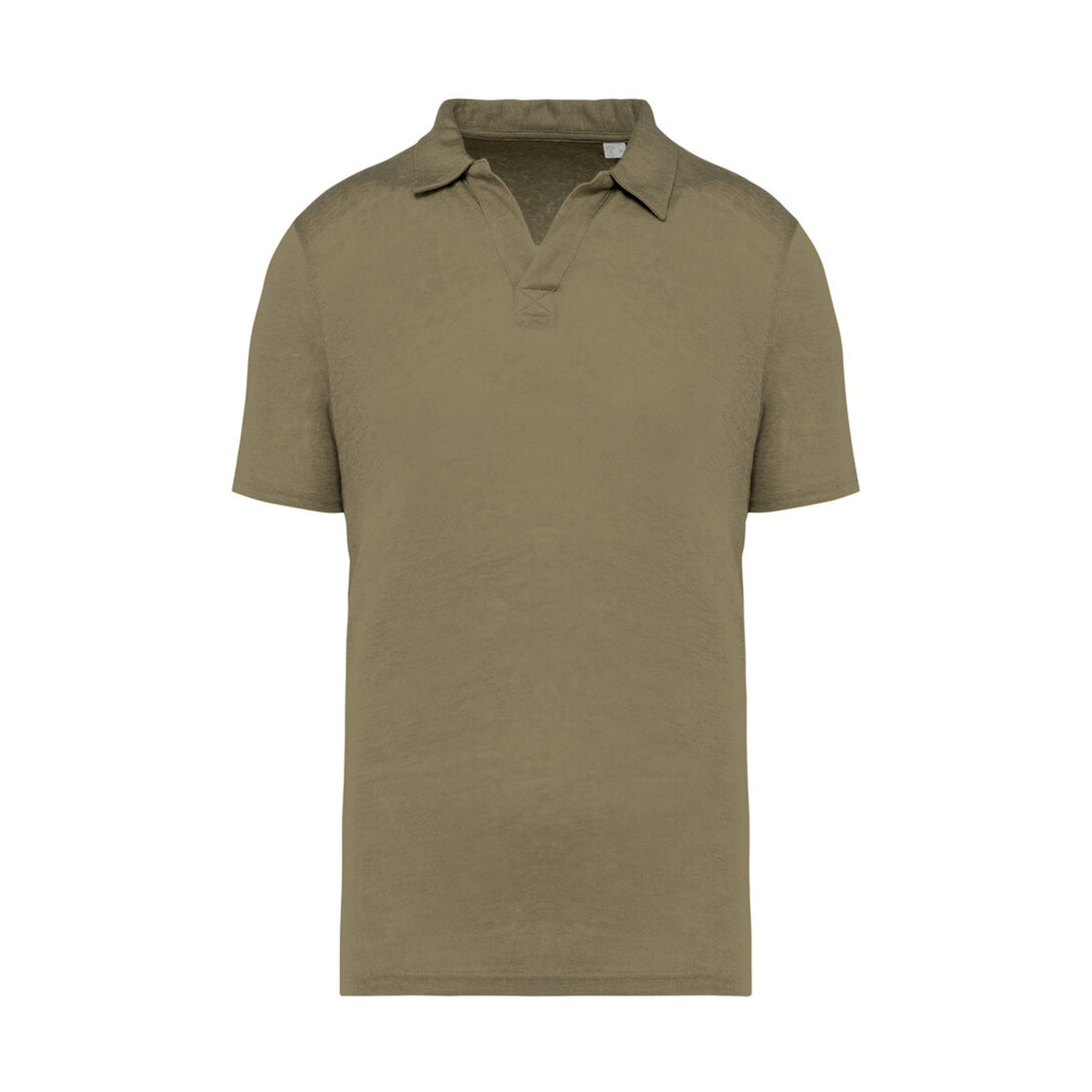 Native Spirit Men's linen polo shirt