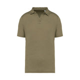 Native Spirit Men's linen polo shirt