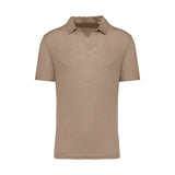 Native Spirit Men's linen polo shirt