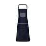 Premier "Domain" Contrast Denim Bib Apron