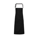 Premier "District" Waxed Look Denim Bib Apron