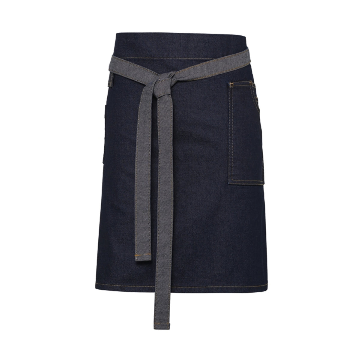 Premier "Division" Waxed Look Denim Waist Apron