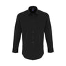 Premier Men's Stretch Fit Cotton Poplin Long Sleeve Shirt