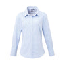 Premier Ladies Microcheck Gingham LS Cotton Shirt