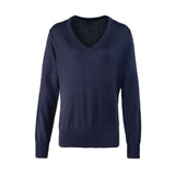Premier Ladies V-neck Knitted Sweater