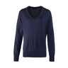 Premier Ladies V-neck Knitted Sweater