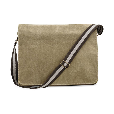 QUADRA Vintage Canvas Despatch Bag