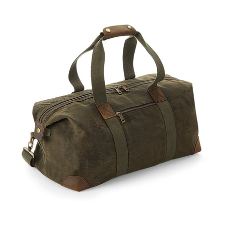 Quadra Heritage Waxed Canvas Holdall