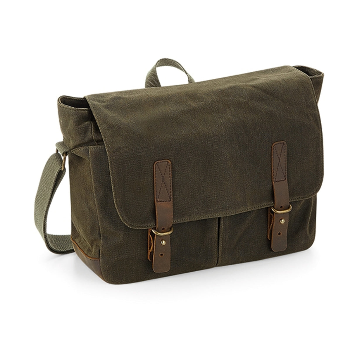 Quadra Heritage Waxed Canvas Messenger