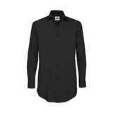 B and C Collection Black Tie Long Sleeve Shirt