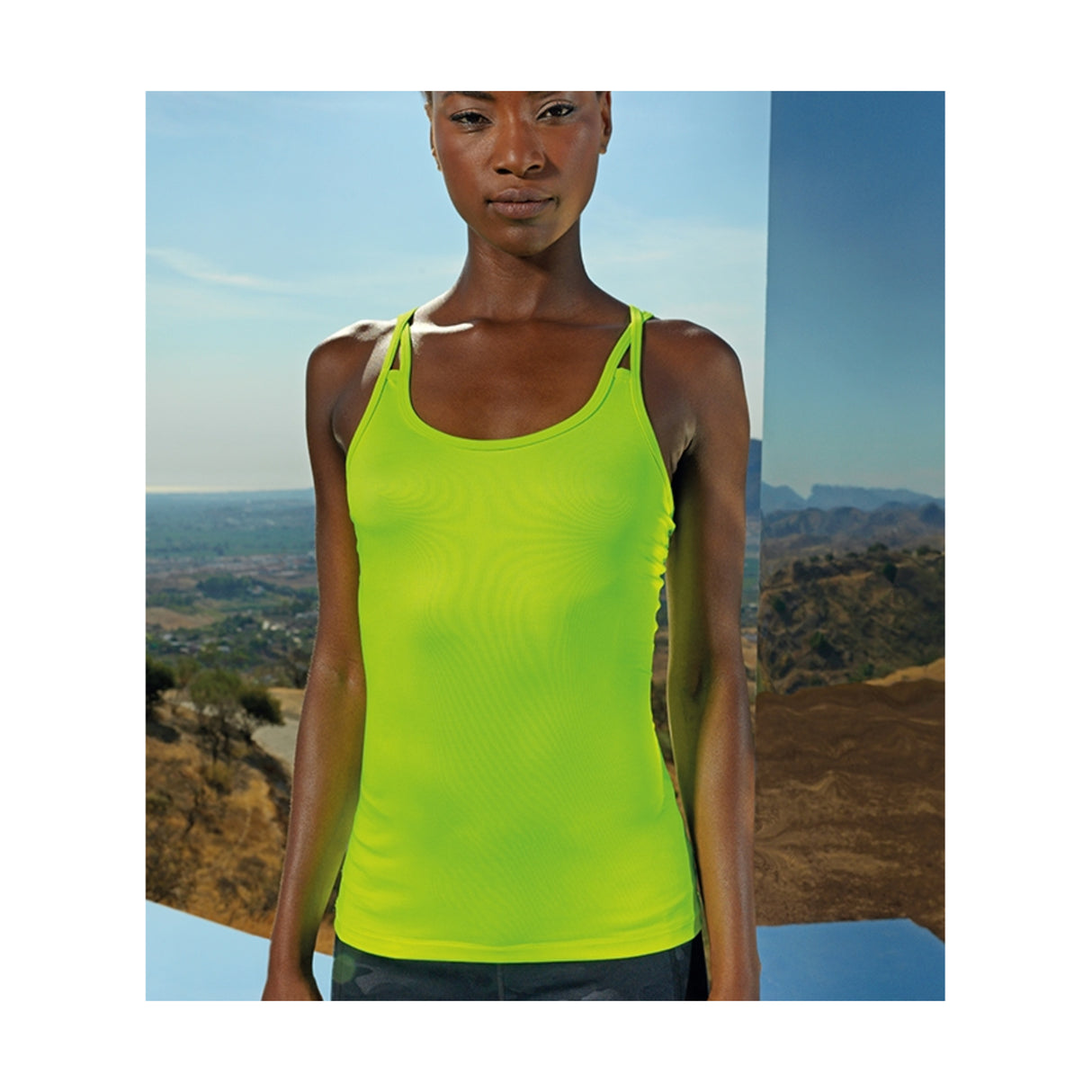 Tri Dri Women's TriDri® "Lazer cut" Spaghetti Strap Vest