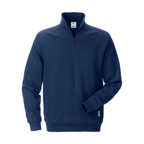 FRISTADS Sweatshirt med kort dragkedja 7607 SM