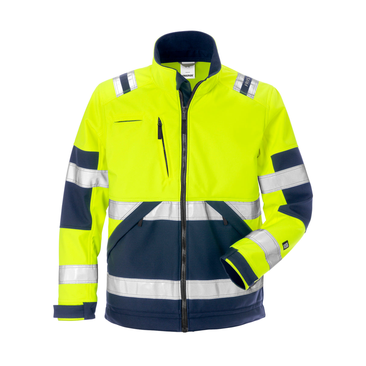 FRISTADS Varsel Softshell-jacka 4083 WYH, klass 2