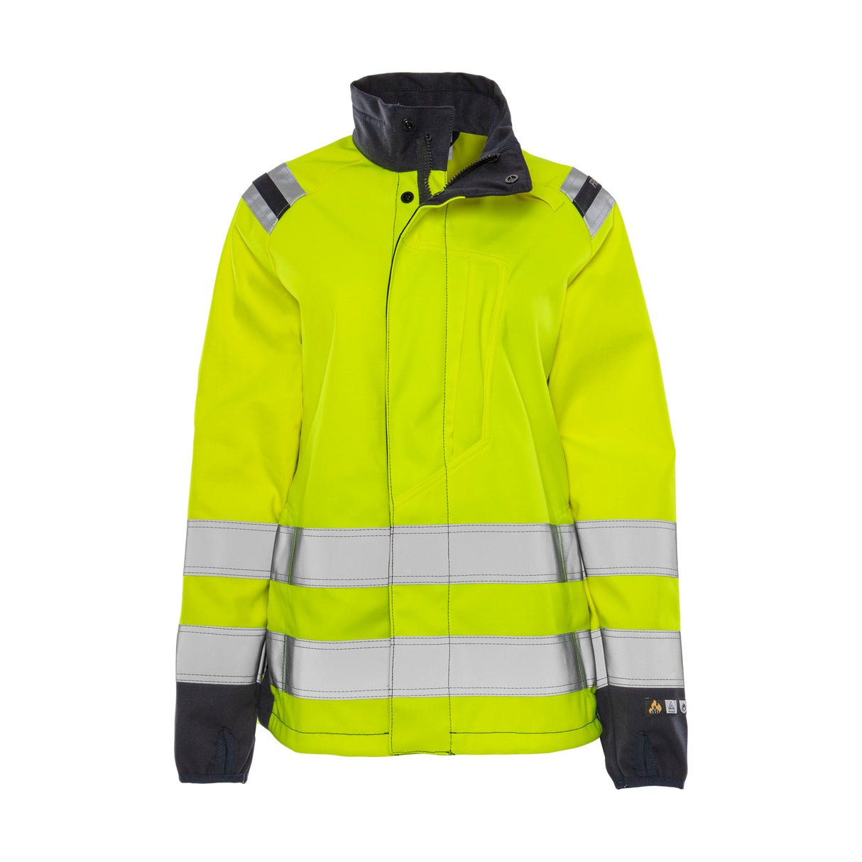 FRISTADS Flamestat softshell-jacka 4076 FSS klass 3, dam