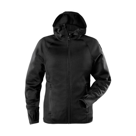 FRISTADS Calcium Polartec® power stretch hoodie, dam