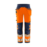 FRISTADS Varsel Green hantverkarbyxa stretch 2644 GSTP, klass 2