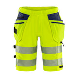 FRISTADS Varsel Green hantverkarshorts stretch 2646 GSTP, klass 2