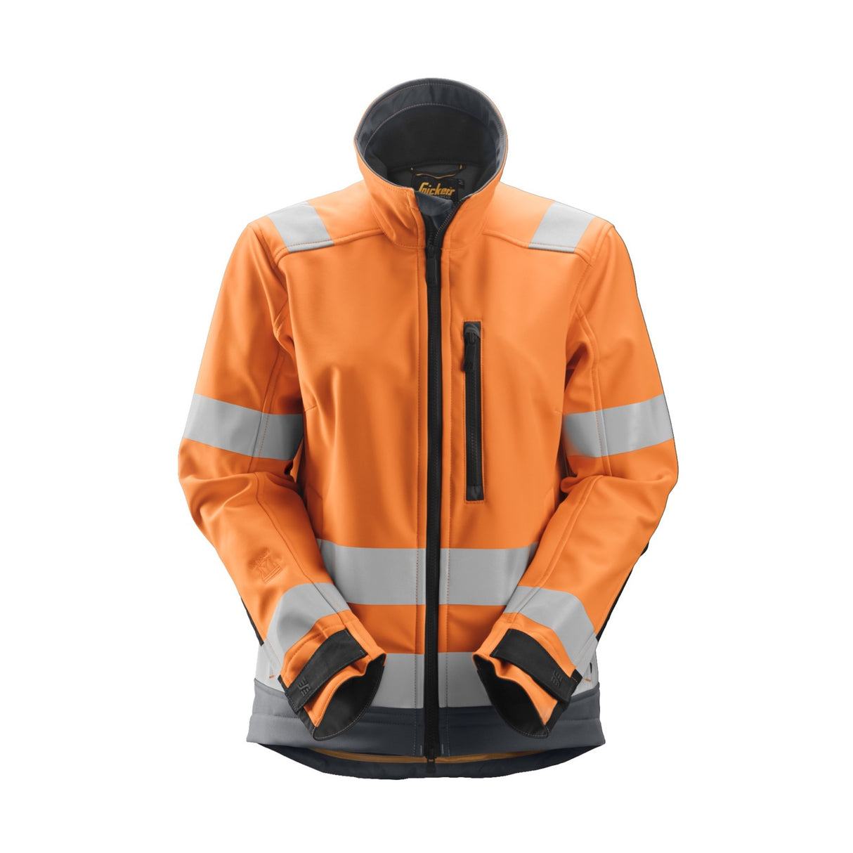 Snickers Workwear AllroundWork varseljacka i softshell, dam, varselklass 2/3