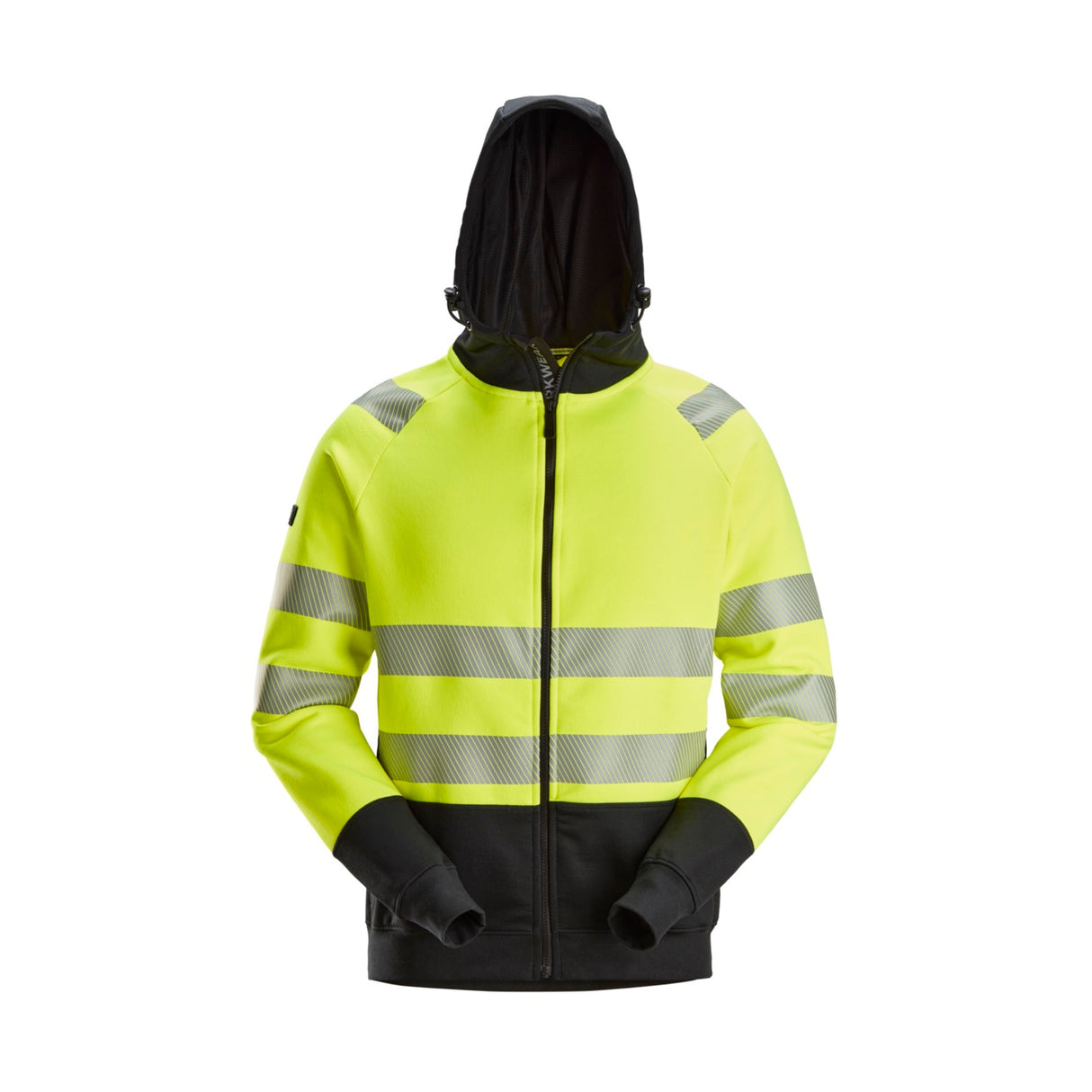 Snickers Workwear Varselhuvtröja med hellång dragkedja, klass 2