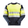 Snickers Workwear ProtecWork, Sweatshirt, varsel kl 1