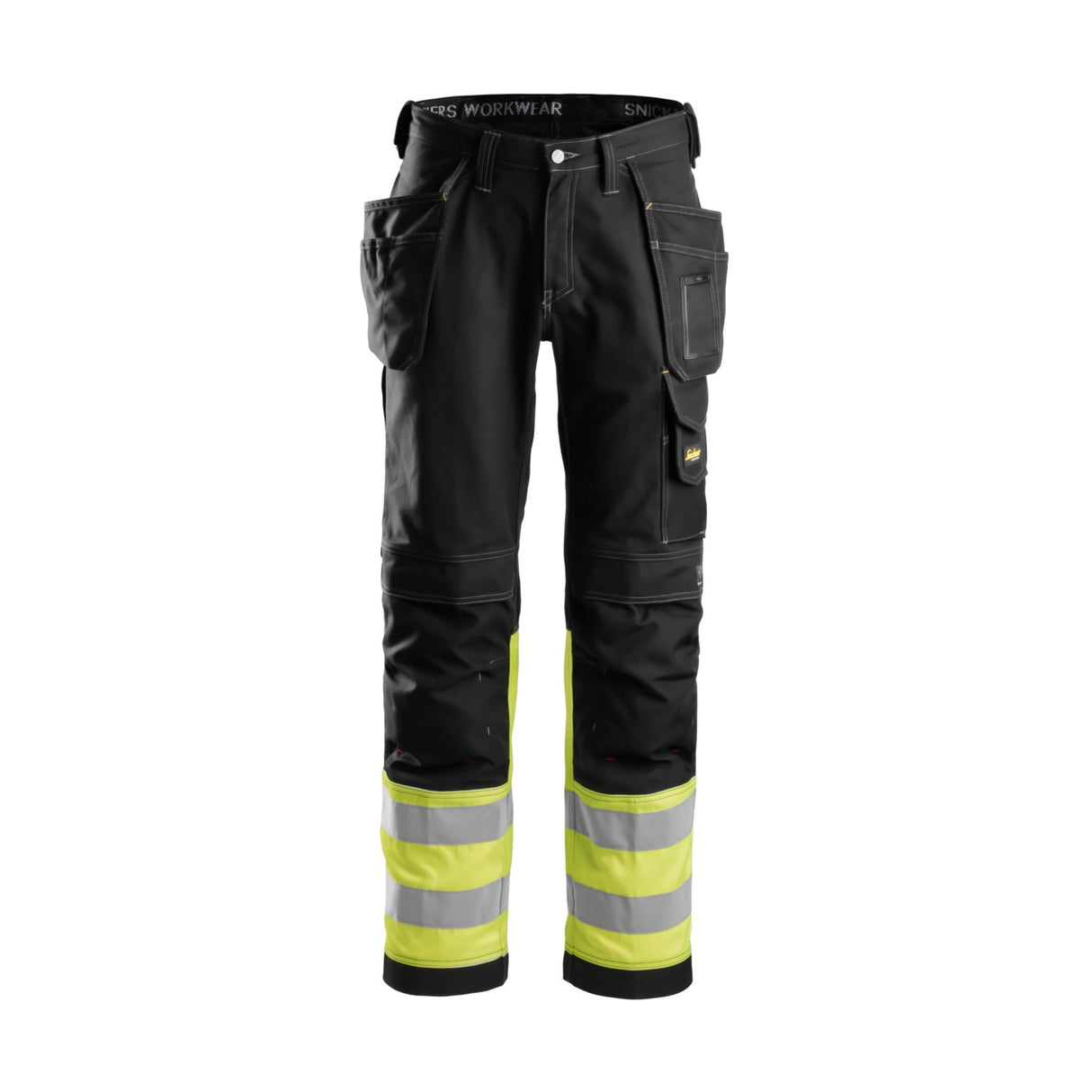 Snickers Workwear Varselbyxa med hölsterfickor i bomull, klass 1