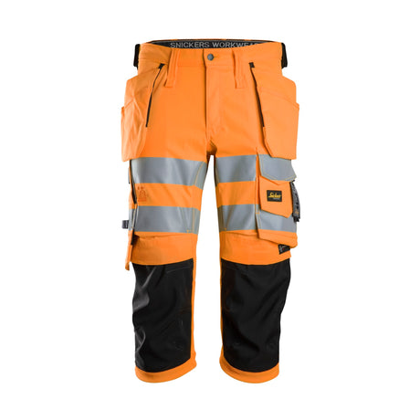 Snickers Workwear Piratbyxor med hölsterfickor, varsel klass 1/2