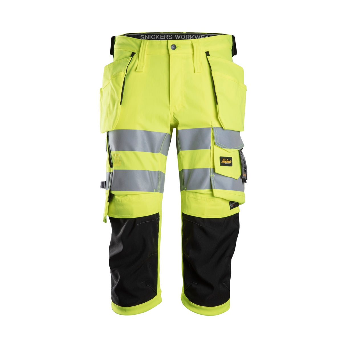 Snickers Workwear Piratbyxor med hölsterfickor, varsel klass 1/2