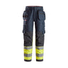 Snickers Workwear ProtecWork, Varselbyxa med hölsterfickor, kl 1