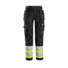 Snickers Workwear Varselbyxa med stretch och hölsterfickor klass 1, dam