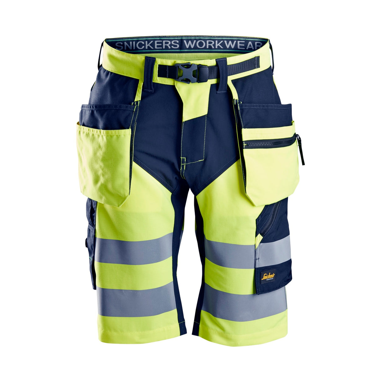 Snickers Workwear FlexiWork, Varselshorts+ Hölsterfickor Klass 1