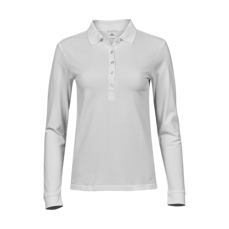 Tee Jays Women's Luxury Stretch Long Sleeve Polo