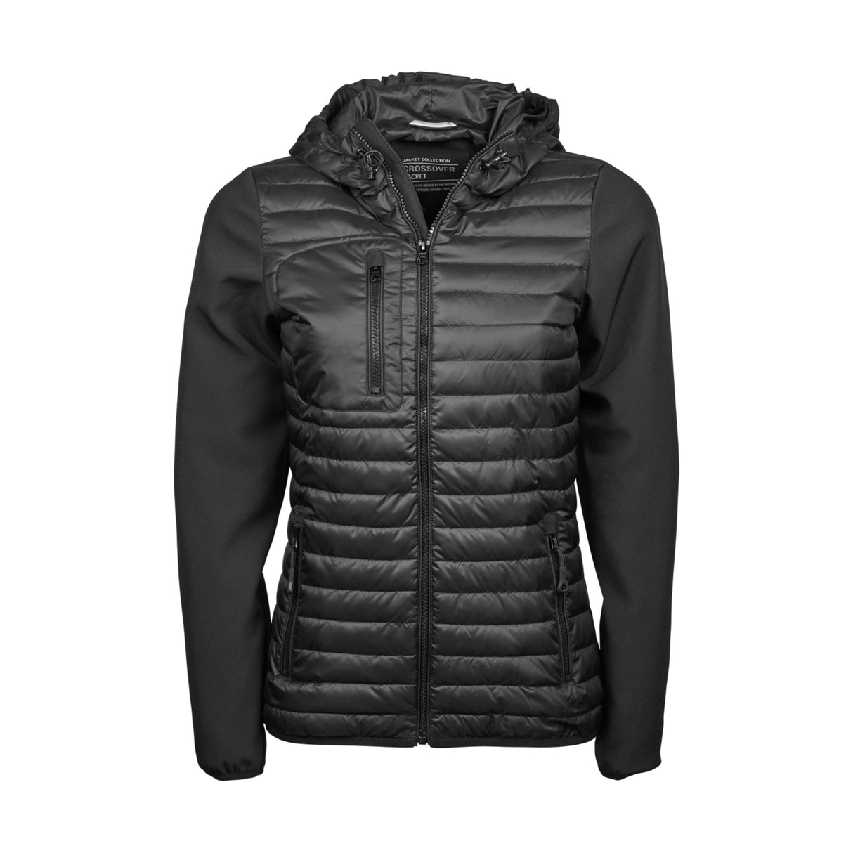 Tee Jays Women's Hooded Crossover Jacket